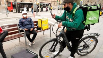 trabajar rider en madrid